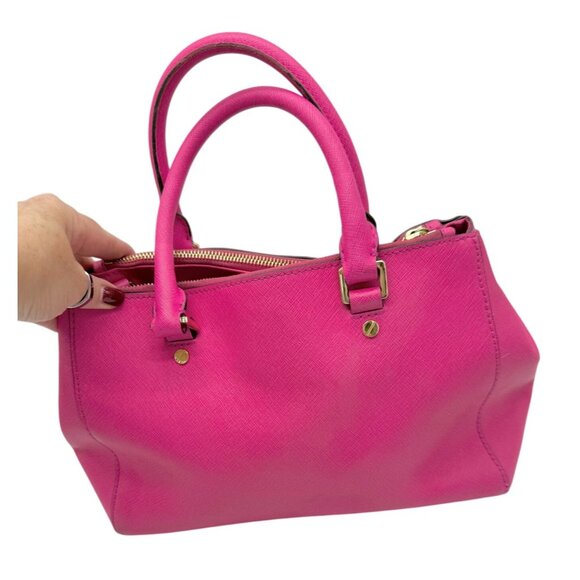 Michael Kors Sutton Medium Satchel in Rasberry Pink - Picture 5 of 16